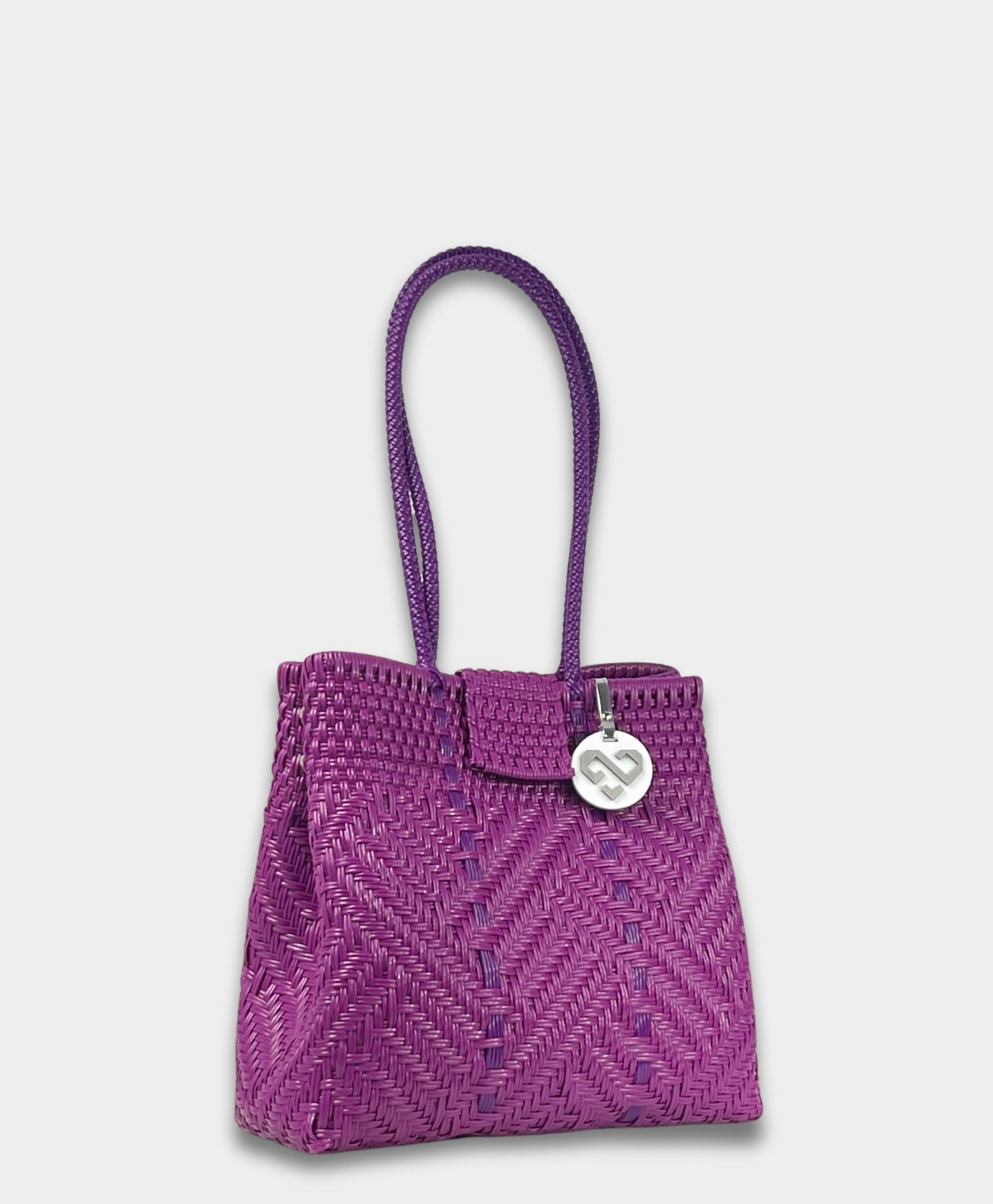 Glimmer Purple Shoulder Bag