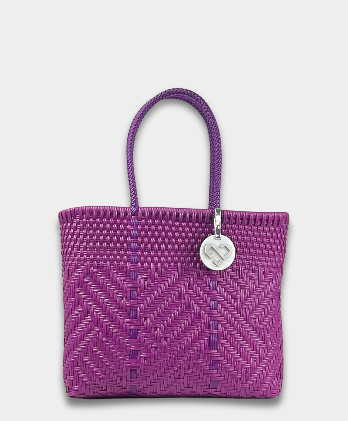 Glimmer Purple Tote Bag Small