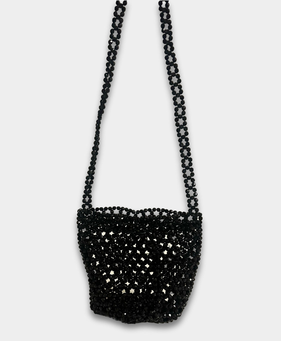 Pearl Bucket Bag Black