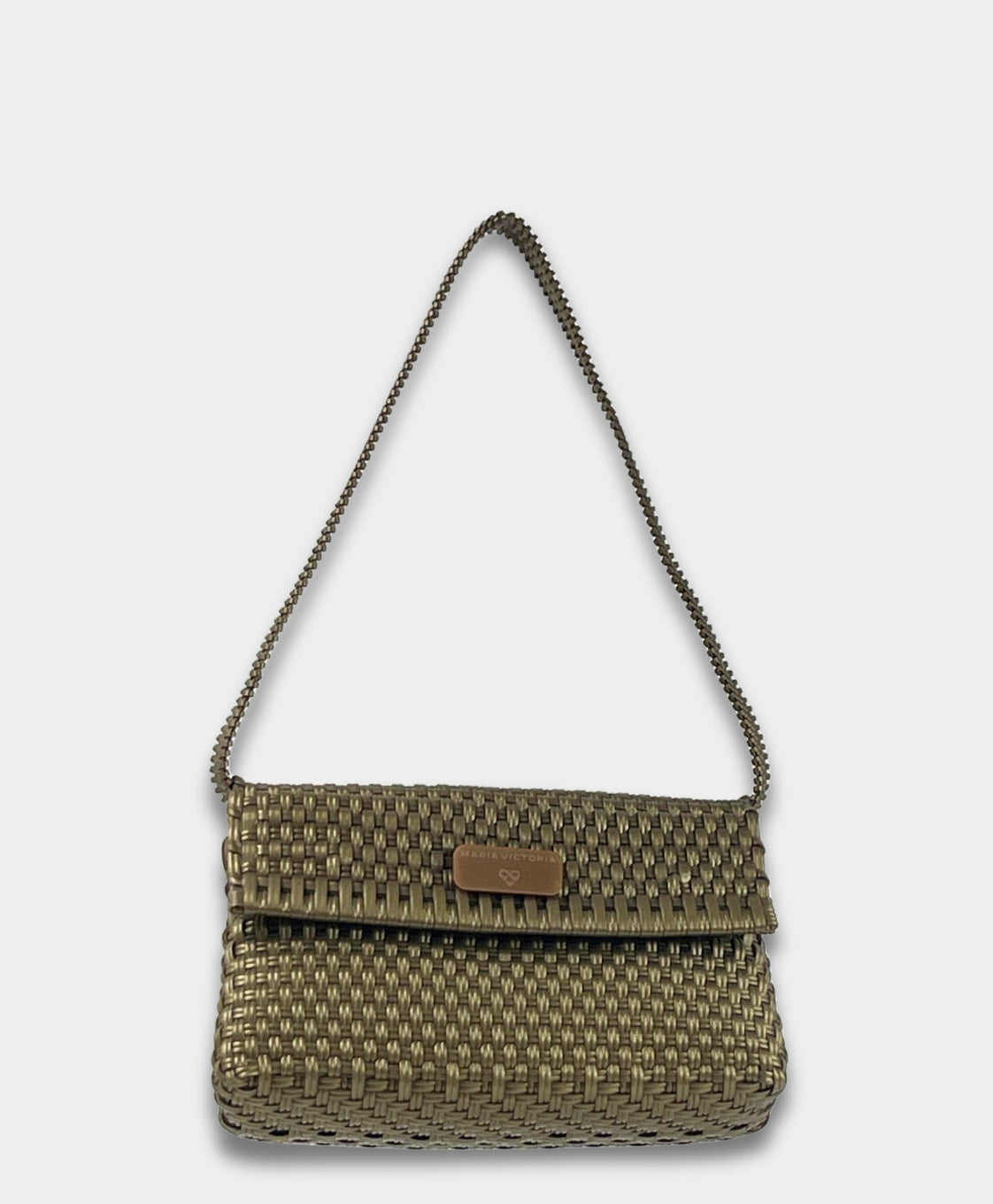 Simona Gold Shoulder Bag