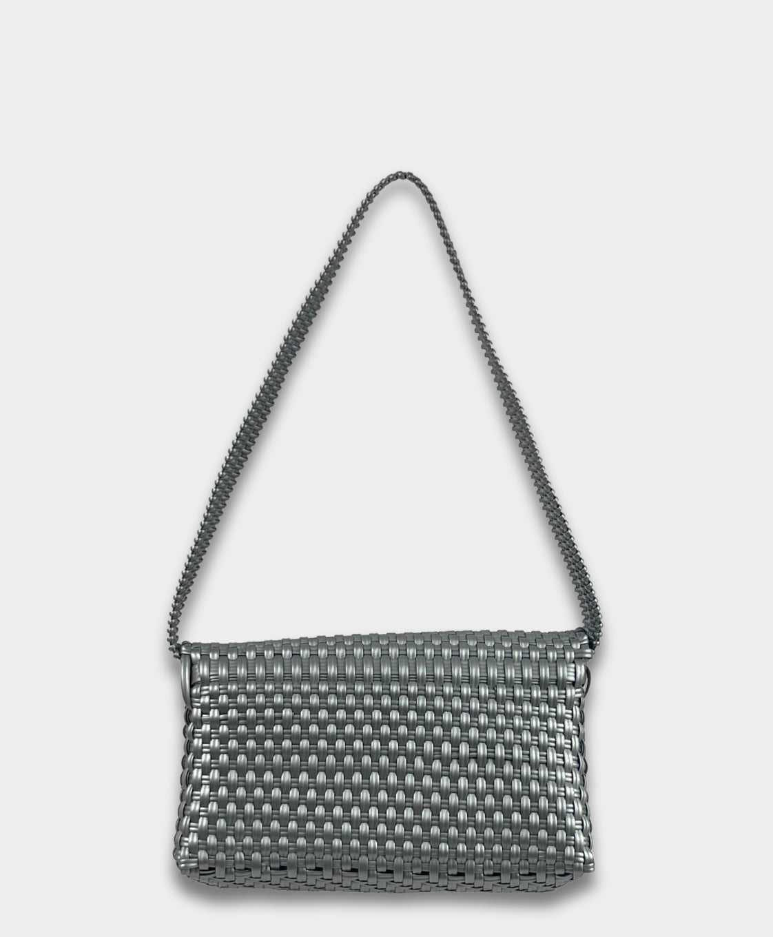 Simona Silver Shoulder Bag