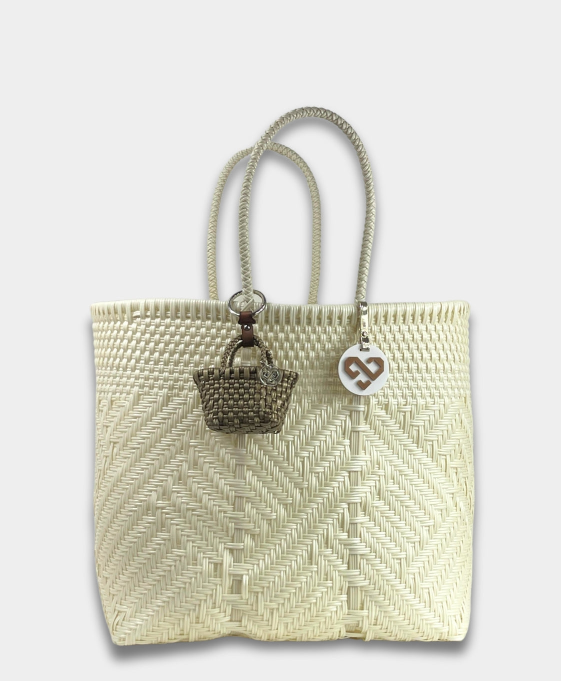 Tiny Tote Bag Charm Gold